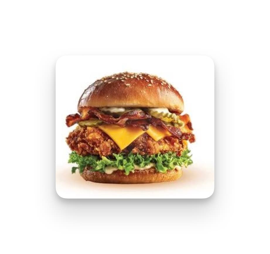 Gold Digger chicken burger