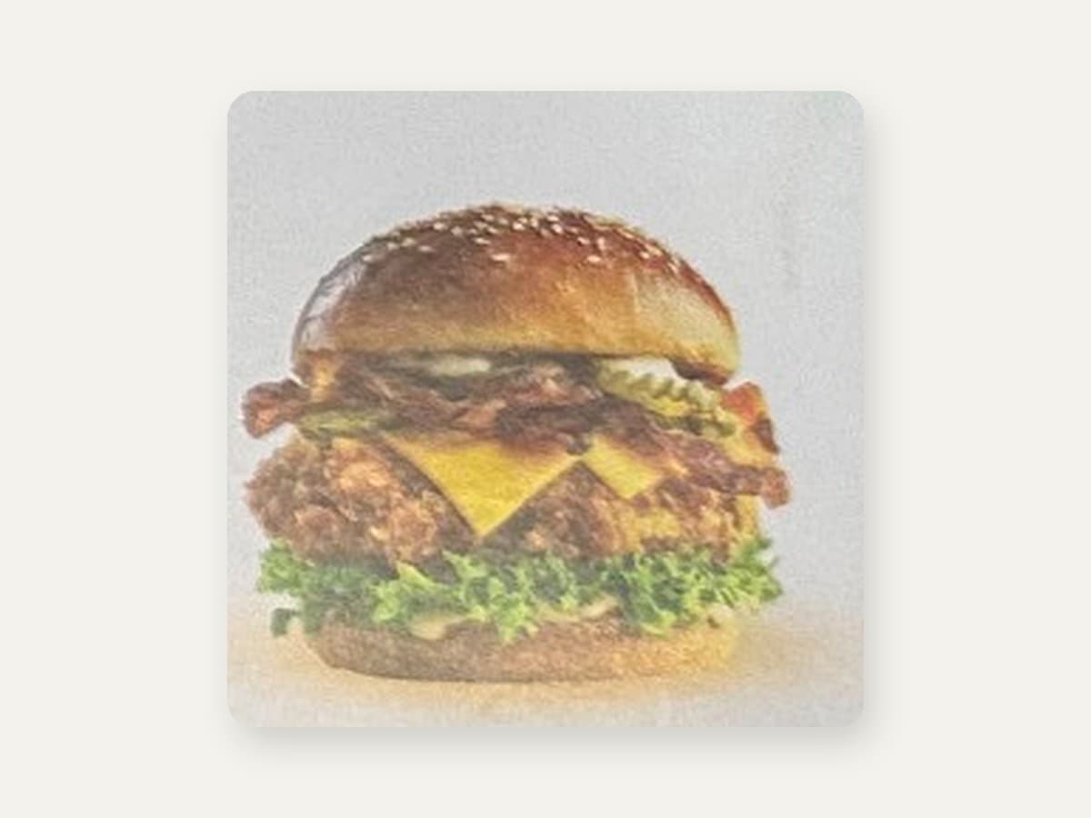 Gold Digger chicken burger