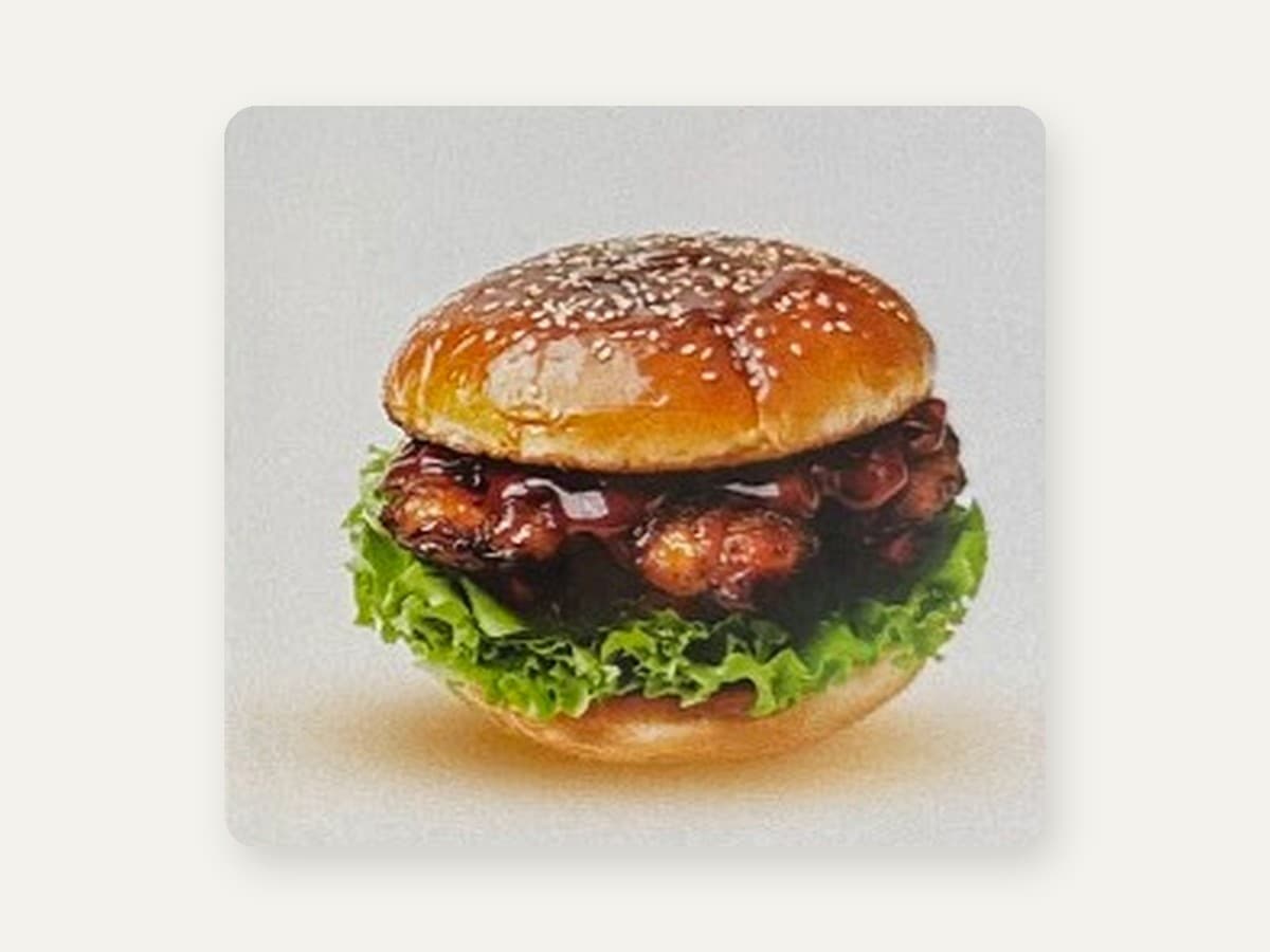 Mexican chicken burger with salsa
