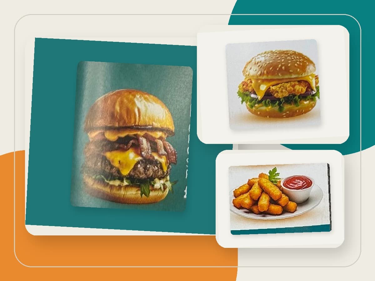 A Mug & Burger feast with burgers, wraps, fried chicken and sides